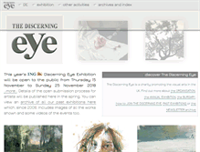 Tablet Screenshot of discerningeye.org